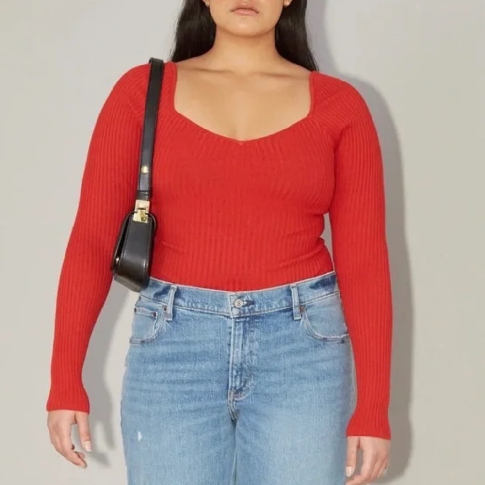 Uncle Studios The Long Sleeve Sweetheart Top